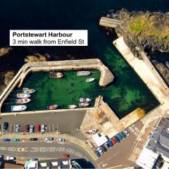 Enfield Street house behind Portstewart promenade with partial sea view from front 3 bed sleeps 7