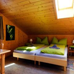 Chambre double Doppelzimmer Camping Jaunpass