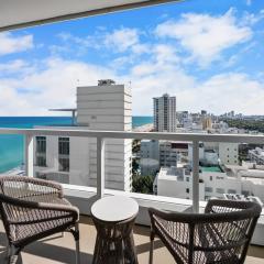 FontaineBleau Resort Balcony w Ocean + Bay View