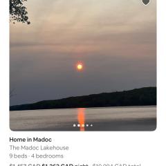 Madoc home lake house