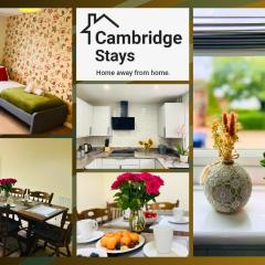 Cambridge Stays 3BR House-Garden-Free Parking-15 min to centre-5 min to motorway