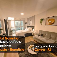 Lindo FLAT47 metrô e VLT da CARIOCA - LAPA - Rock in Rio