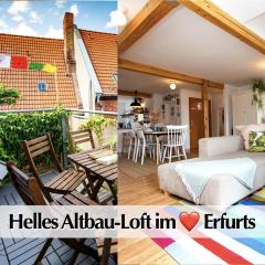 Helles 80m2 Maisonette-Loft mit Balkon, Kingsize Bett, Smart-TV, etc