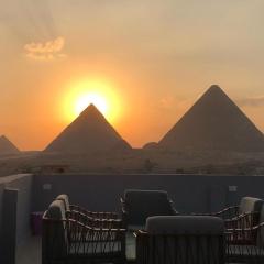 Pyramids Sun Land Veiw