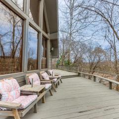 Riverfront Baxter Springs Home with Deck and Grill!