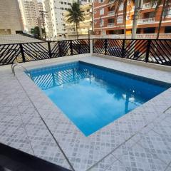 Tupi Vista MAR III com VARANDA - 3 dormitórios - 50 metros da praia - com área de lazer PISCINA e salão de jogos - ESTACIONAMENTO gratuito