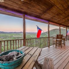 Hilltop Concan Cabin with Garner State Park Views!