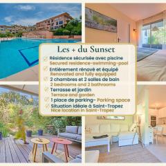 Sunset-Apartment St-Tropez-swimming pool-parking