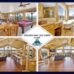 2206-Golden Oak Log Cabin home