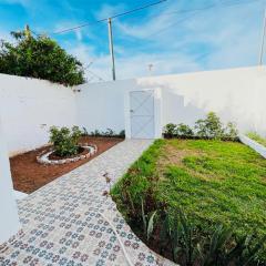 small villa with garden close to the beach