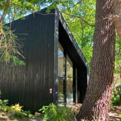 NOUVEAU - Ecolodge calme dans un écrin de verdure - Avec piscine au Golf-Lac de Biscarrosse - Couchage 2 personnes