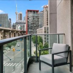 CN Tower View with Free Parking, Pool, Gym, Free Skating, and More