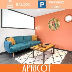 ZenBNB / Apricot / Parking privé / Balcon / Parc /