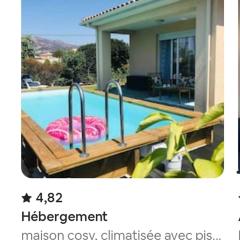 maison cosy climatisée avec piscine et jardin