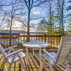 Cottage with Deck and Bluff Lake Views Walk to Beach!