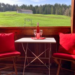 Ferienwohnung Bergblick am Rande der Wildnis