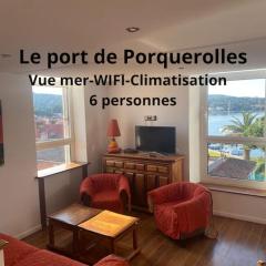 Ile de Porquerolles : T3 climatisé vue mer