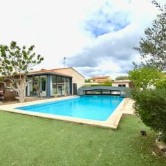 The family villa with indoor swimming pool air conditioning and wooded gar