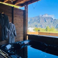 Bungalow la Jo Ya avec jacuzzi en supp À Bras-Sec