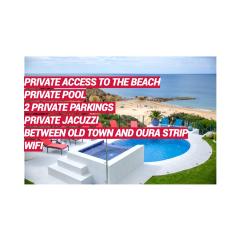 Luxurious BEACHFRONT VILLA de la PLAGE with private beach acces