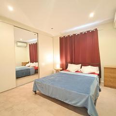 Large Queen Bedroom with Air Conditioner