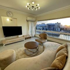 3BR Nile View Zamalek island Abu El Feda Luxury