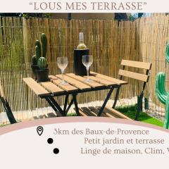 "Lou Mes" Baux-de-Provence Terrasse