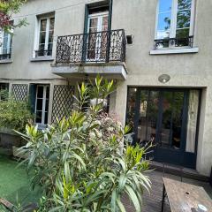 Maison stylée avec jardin caché, Vincennes