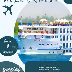 NILE CRUISE NB Every Saturday from Luxor 4 nights, and every Wednesday from Luxor 3 nights