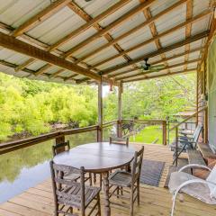 Reidsville Riverfront Cabin with Deck and BBQ Grill!