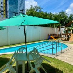 '"Apartamento EXCLUSIVO - Novo com 2 Quartos Climatizados, Suíte, Varanda, Piscina e Academia - Vaga na garagem, TV de 70'' Localização Premium ao Lado do Shopping Rio Mar - Inclui Enxoval Completo e Mimos!'"