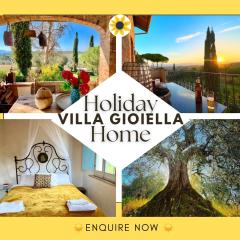 Magical Villa Gioiella 6 Bedroom Holiday Home on the Umbria Tuscany Border