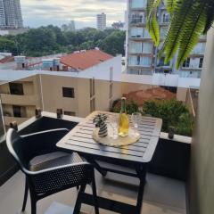 Dpto con balcón, piscina, gym, cowork en Equipe