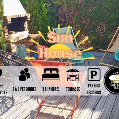 Sun House - Terrasse Parking Privé gratuit