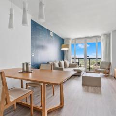 Modern 2 bed rental at Beach Walk 18th floor Miami