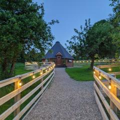 Apple blossom glamping