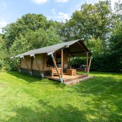 Safari tent 1 op Wellness Camping en B&B Stoltenborg