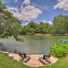 Round Rock Lakefront Home with Water Toys and Fire Pit