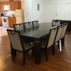 Large and private apartment can sleep up to 8 people comfortably with direct NYC Manhattan train only 5 minute walk away