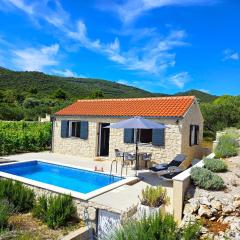 Stone house in vineyard