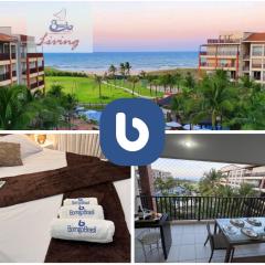 Beach Living, Frente mar, 400m do B Park com Restaurante e Toboagua