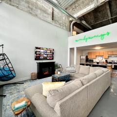 Swanky loft at Historic Peters Cartridge Factory