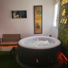 Appartement jacuzzi maison spa