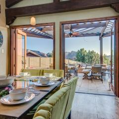 Sedona HyViews Amazing Red Rock View- Patio, Hot Tub Large Groups-Enjoy Bar & Games!