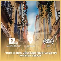 COCON 1 - Cathédrale & Castillet - Parking Gratuit