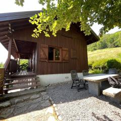Chalet entier, vue panoramique, ruisseau et sauna.