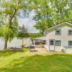 Waterfront Home on Lake Champlain with Dock and Kayaks
