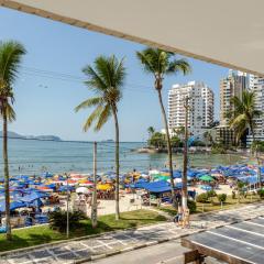 Apto - prédio de frente para praia - Astúrias - Guarujá - 2 vagas garagem - WI-FI e Ar Condicionado