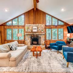 Creek Access and Deck Family Pocono Pines Cottage