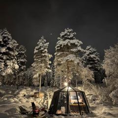 Aurora Igloo with private hot tub by Invisible Forest Lodge, free access to Spa